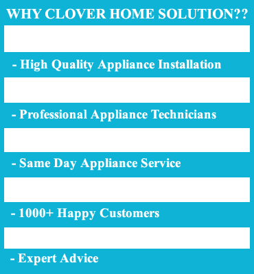 clover home appliance installation